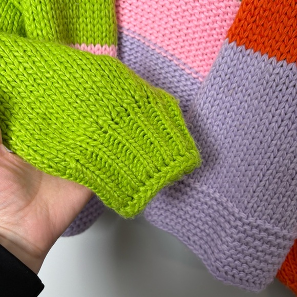 Peppermayo Vibrant Colorblock Open Cardigan - Picture 5 of 7